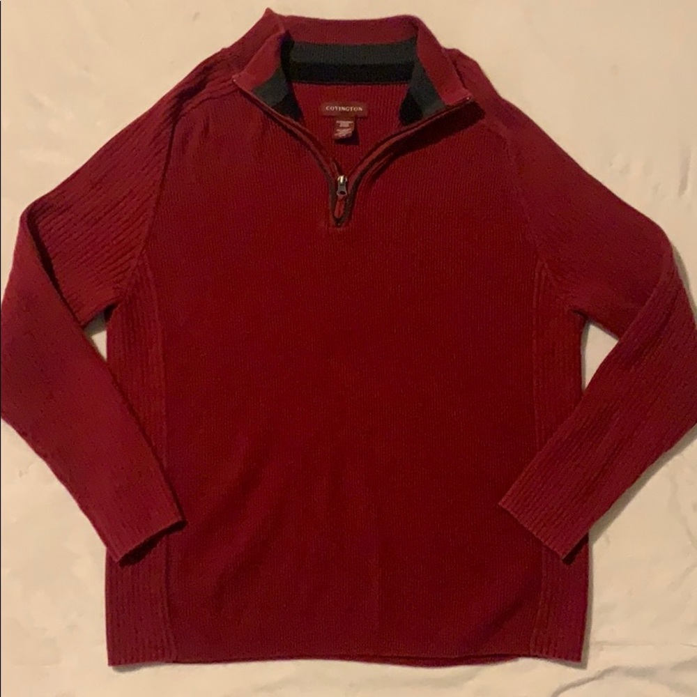 Red Sweater with collar